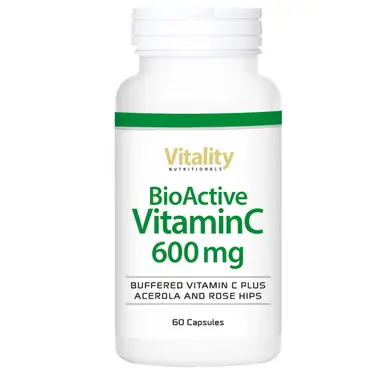 BioActive Vitamin C 600 mg, 60 capsules